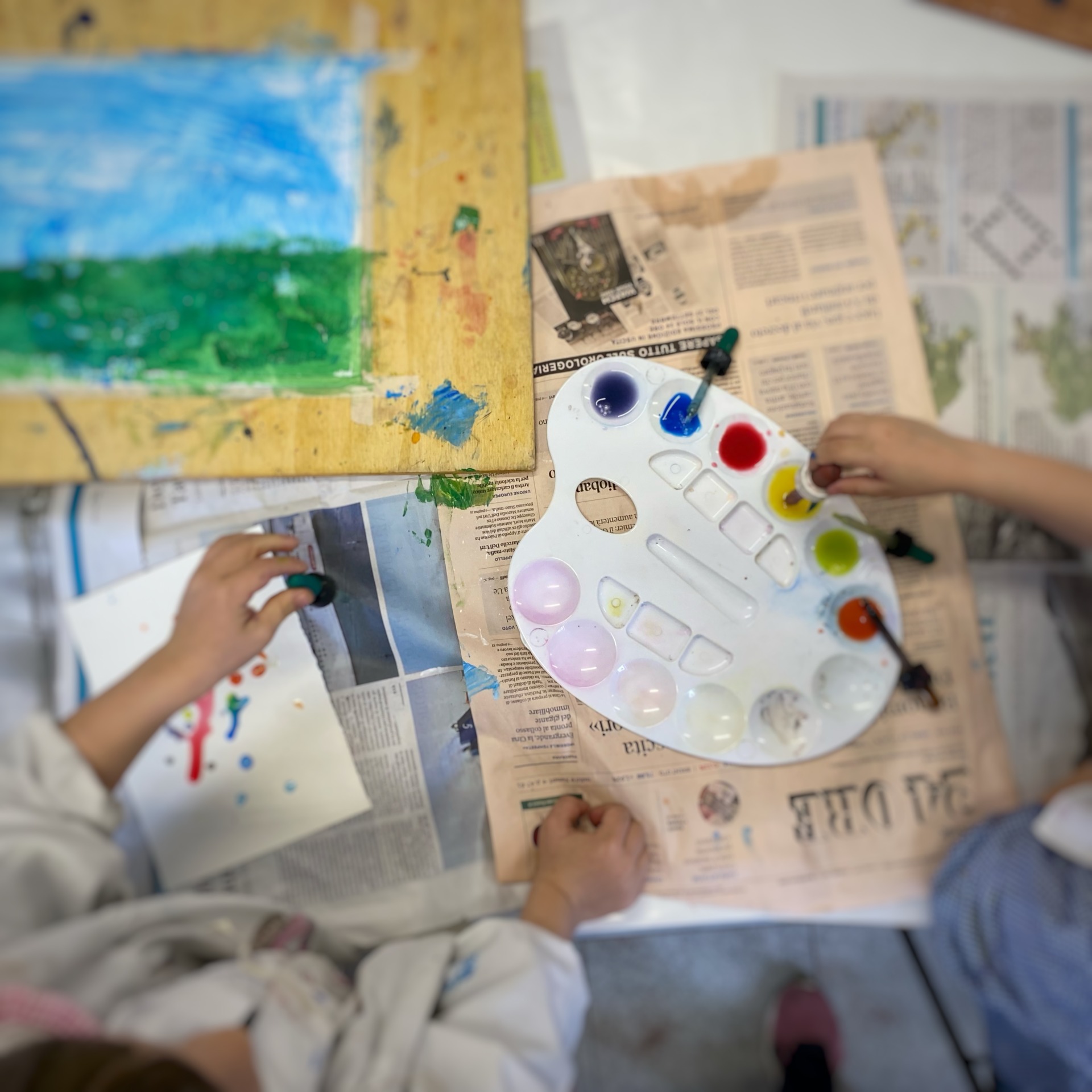 corsi di pittura per i bambini